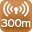 300 m. wireless range